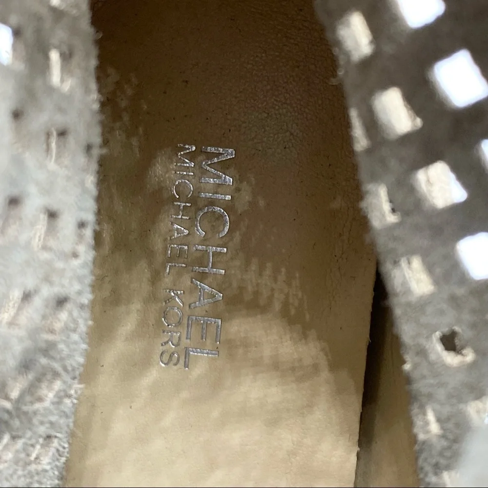 Michael Kors-Soft Suede Laser Cut Midi Boot 5.5 - Picture 7 of 9